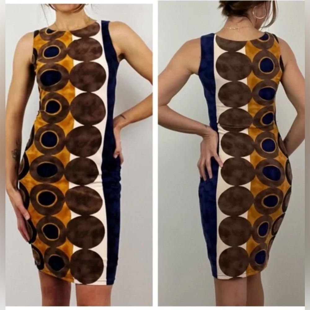 Joseph Ribkoff Multicolor Geometric Mini Dress